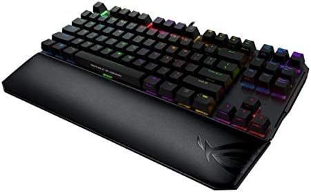 ROG Gaming Handgelenkauflage für ROG Claymore Gaming-Tastaturen mit gepolstertem Schaumkern, Kunstle