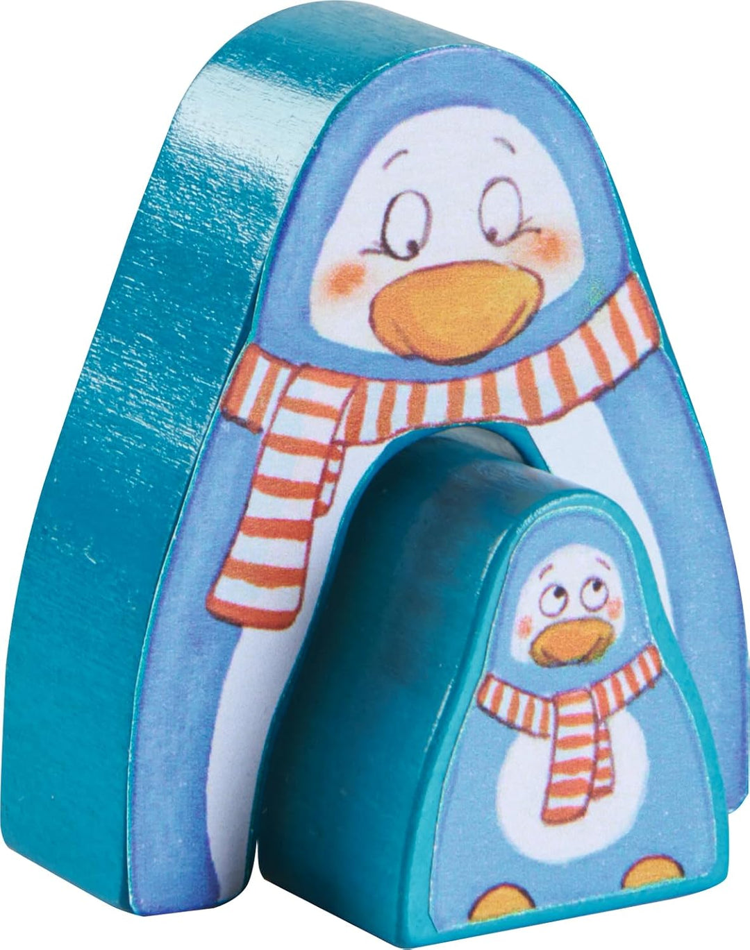 HABA Meine ersten Spiele – Auf, auf Kleiner Pinguin – Brettspiel ab 2 Jahren mit lustigen Pinguin-Fi