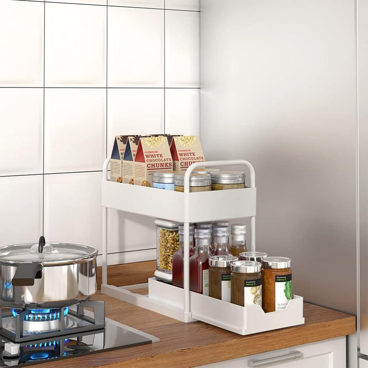 OHMG Schiebeschrank Korb herausziehen Organizer Schublade, küchen küchenschrank organizer,spülbecken