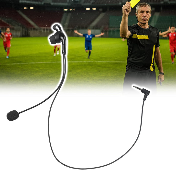 Lechnical Schiedsrichter-Headset, In-Ear-Kopfhörer mit Mikrofon-Ersatz für V6 Pro/V6C/V4 Plus/V4C Pl