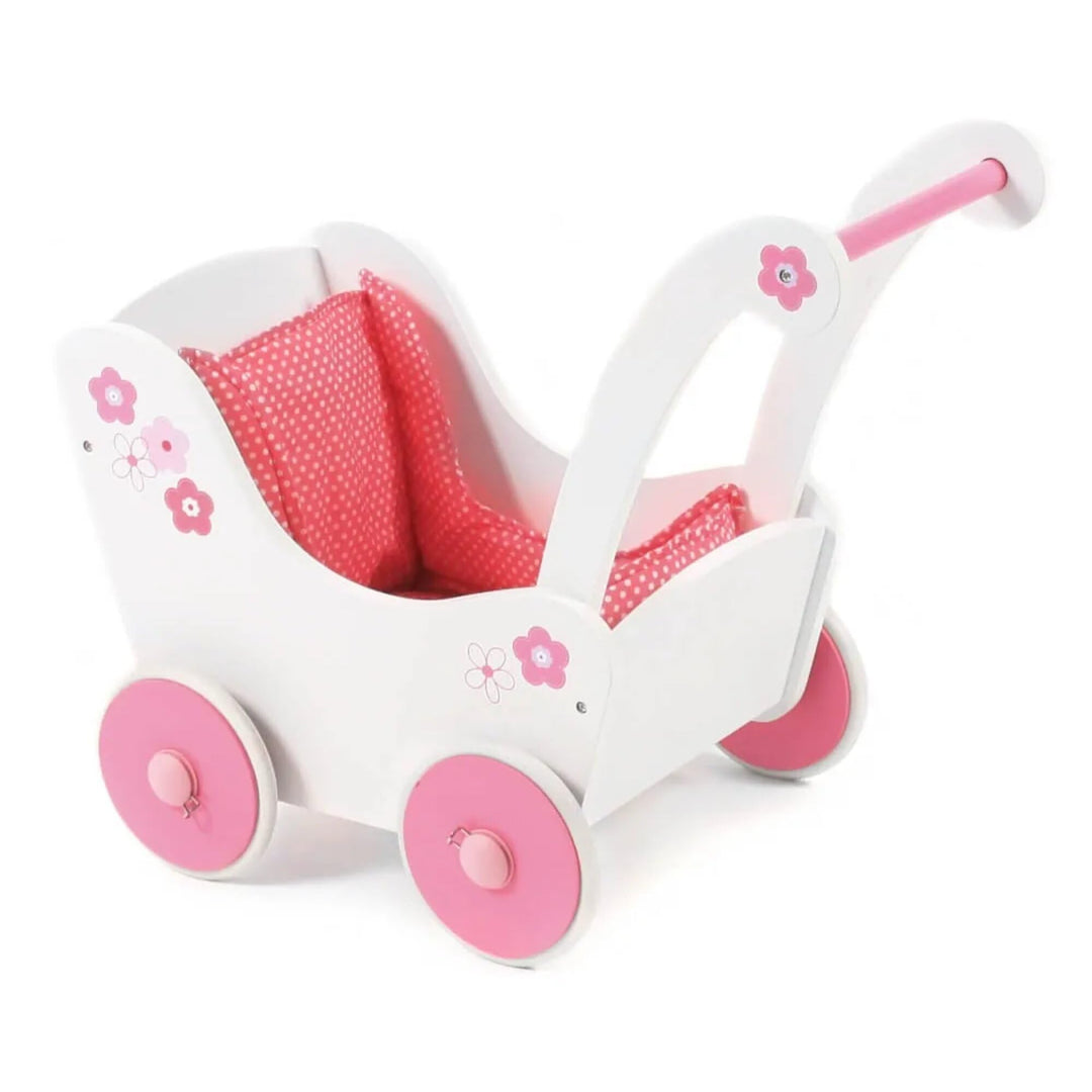 Bayer Chic 2000 425 99 - Holz-Puppenwagen Fiori, 55 x 31 x 45 cm, Fiori