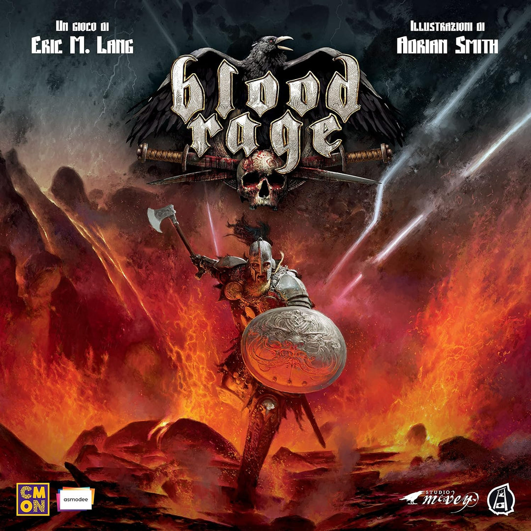 Asmodee 8730 Viking Blood Rage, Single, Mehrfarbig Blood Rage Single, Blood Rage Single