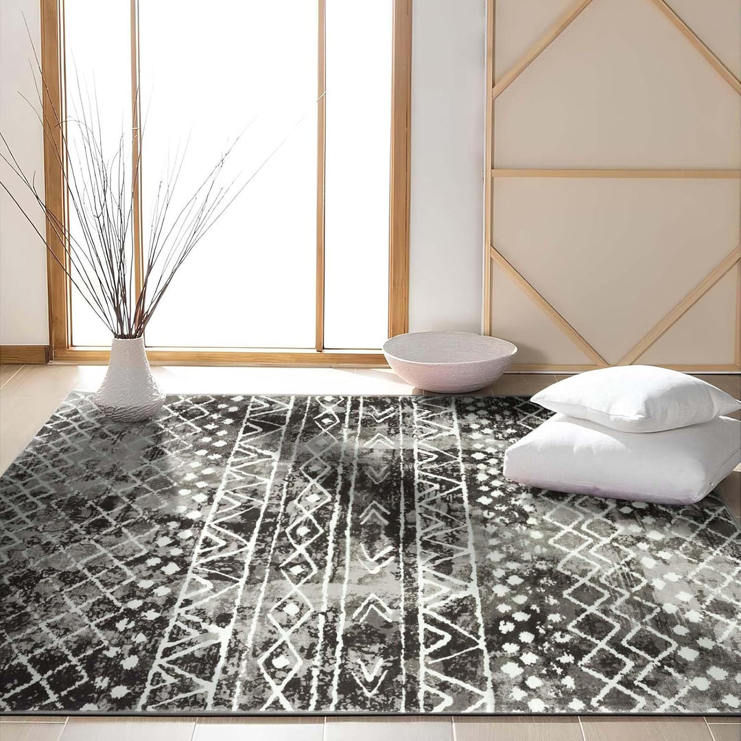 Carvapet Läufer Teppich 90x150cm rutschfest Lang Küchenteppich Waschbar Teppichläufer Weiche Mikrofa