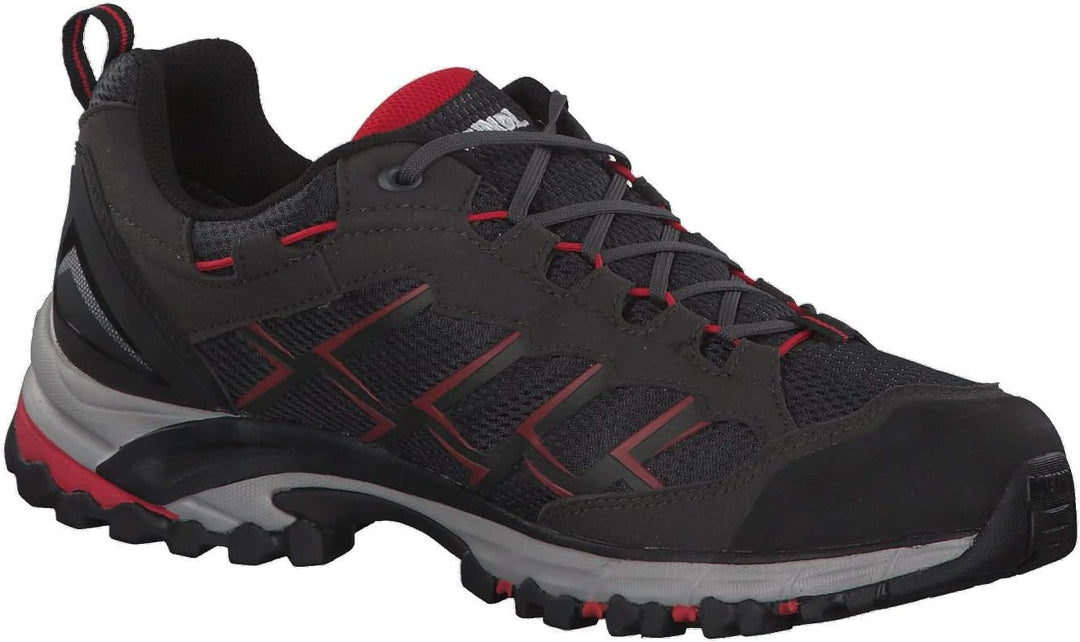 Meindl Herren Litepeak Gt Kletterschuhe hoch, Schwarz und Rot., Anthrazit Rot