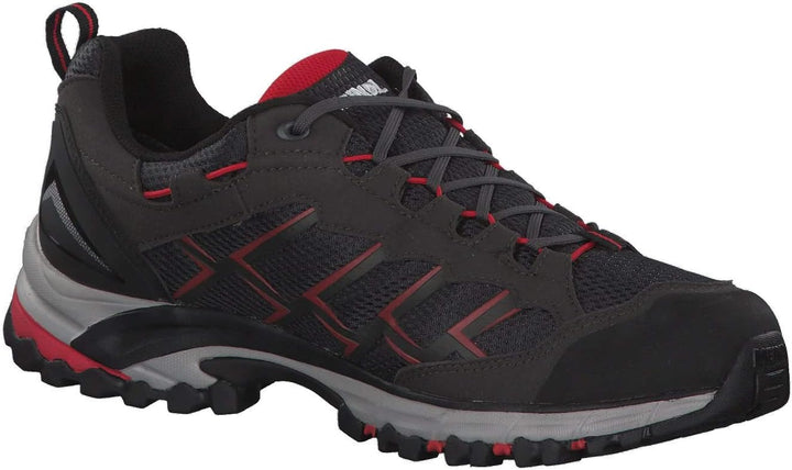 Meindl Herren Litepeak Gt Kletterschuhe hoch, Schwarz und Rot., Anthrazit Rot
