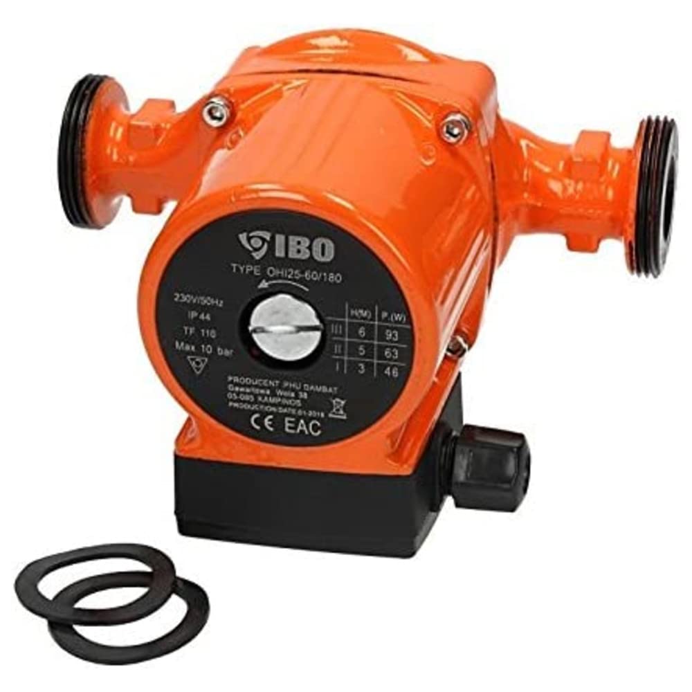 Umwälzpumpe IBO OHI 25-60/180 Heizungspumpe Pumpe Warmwasser Heizung Nassläufer Typ 4, Typ 4