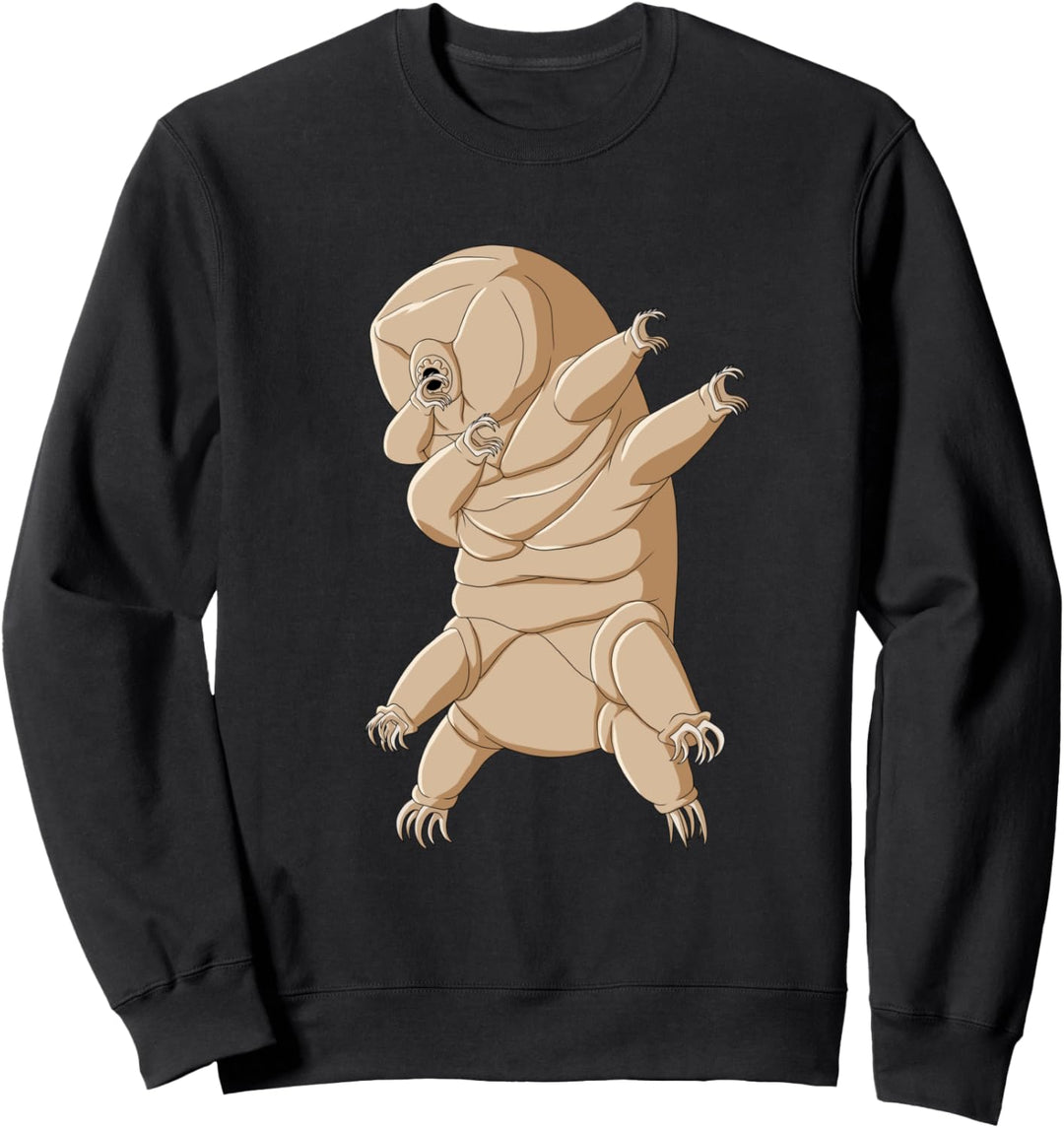 Witziges Dabbing Wasserbär Bärtierchen Sweatshirt