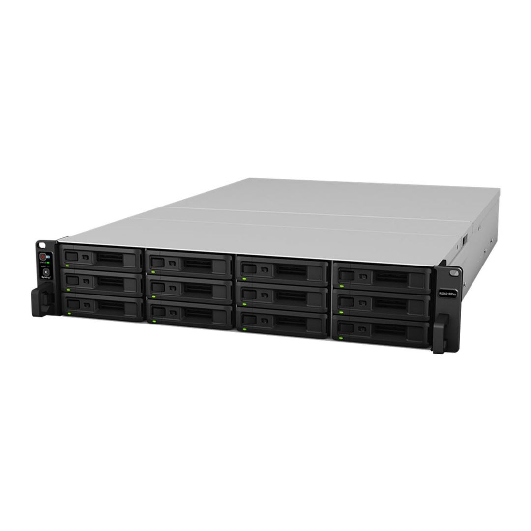 SYNOLOGY RS3621RPXS 2U 12BAY 2.2GHz 6C 8GB DDR4 4X 1GBE 2X USB 3.2 RPS, schwarz
