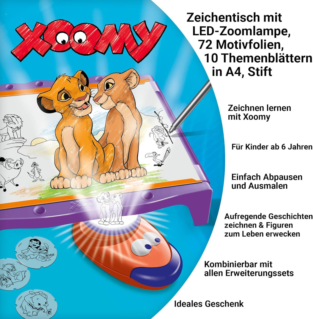 Xoomy Maxi Disney Classics und Prinzessinnen - Zeichnen Lernen, Kreatives Zeichnen und Malen für Kin