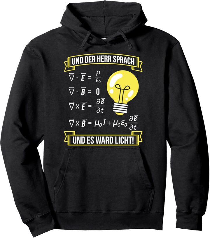 Der Herr Sprach Ward Licht Elektrotechnik Elektrotechniker Pullover Hoodie