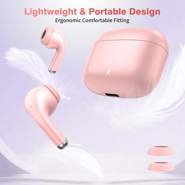 Kopfhörer Kabellos für iPhone 17 Pro Max 16 15 14 Pixel 9a 8a,In Ear Kopfhörer Bluetooth mit Mikrofo