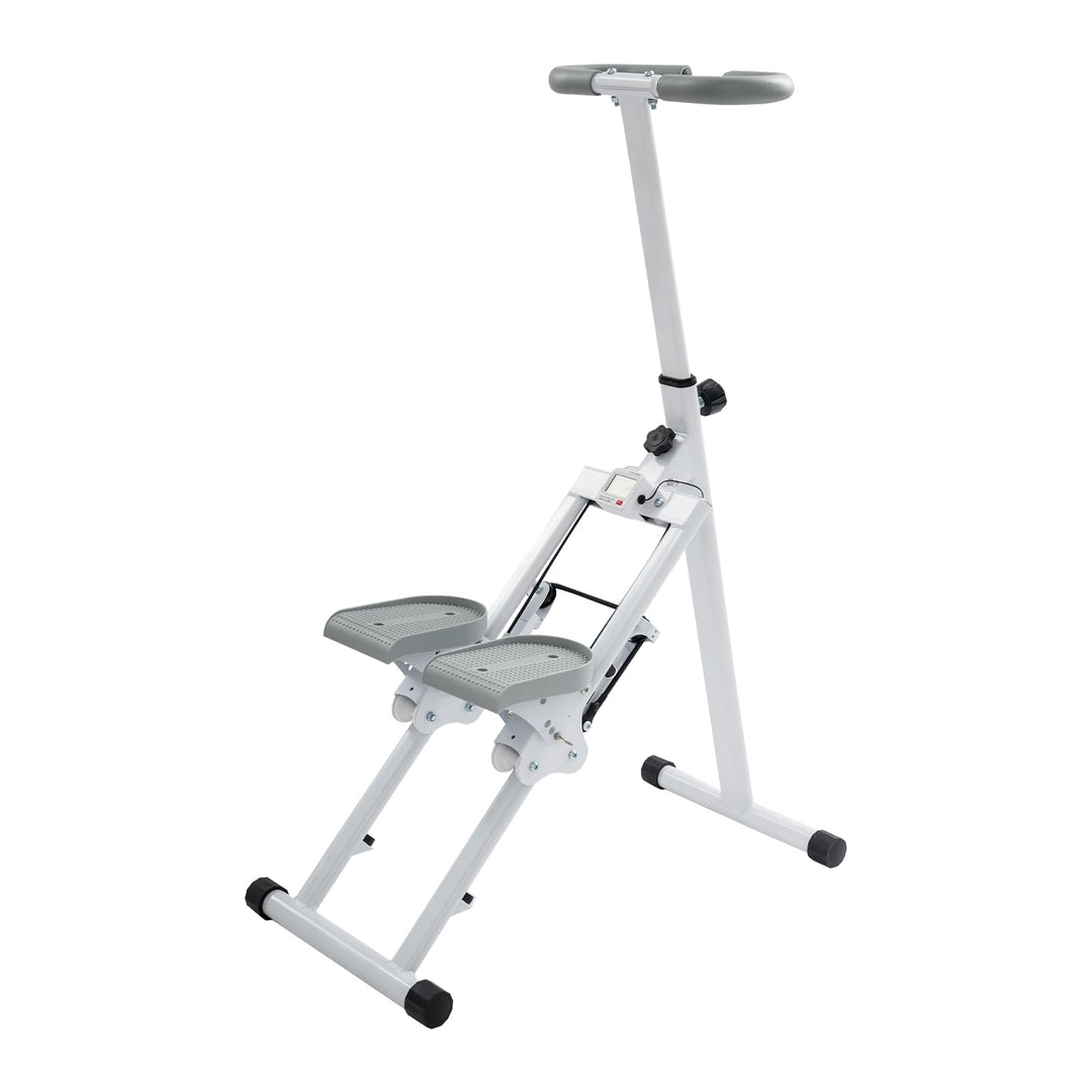 Treppensteiger, Zusammenklappbar Stair Stepper Cardio-Übung mit 3 Gänge Einstellbarer Pedal, Verstel