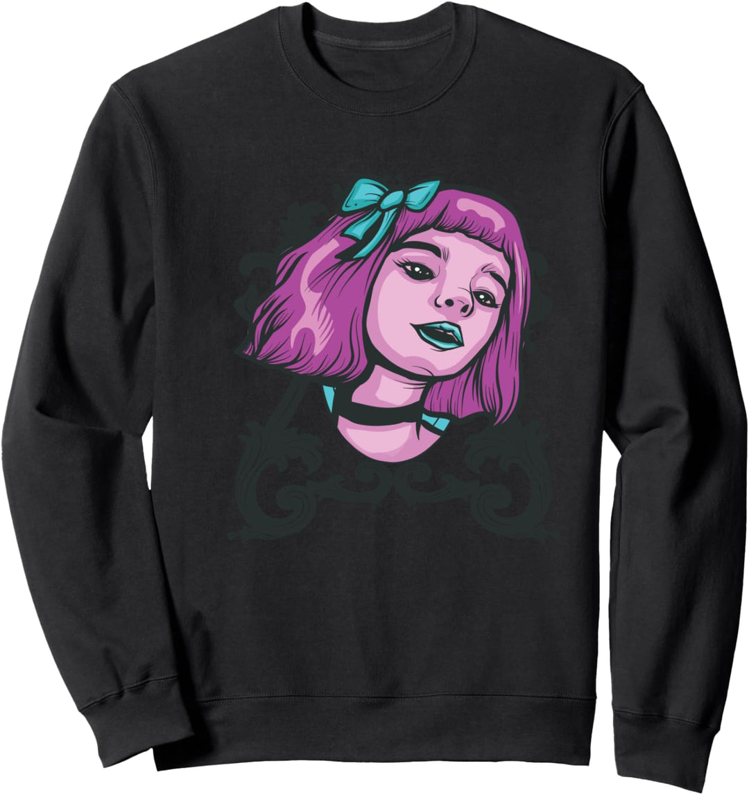 Gothic Mädchen Pastell Goth Sweatshirt