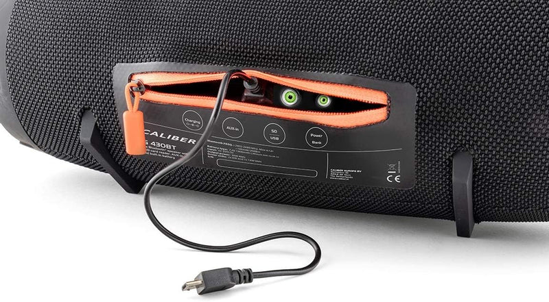 Caliber Bluetooth Lautsprecher - Drahtloser Box - Mit Mikrofon und Anruffunktion - Powerbank - Mit P