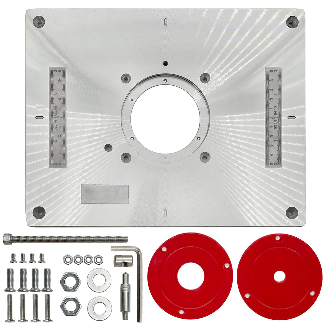 Aluminium Router Table Insert Plate Table for Woodworking Benches Router Plate Wood Tools Milling Tr
