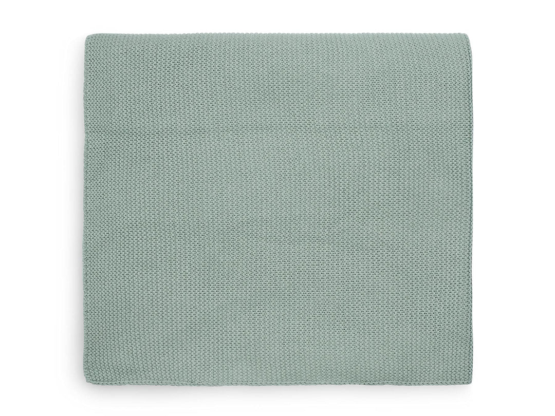 Jollein Strickdecke Basic Waldgrün 100 x 150 cm