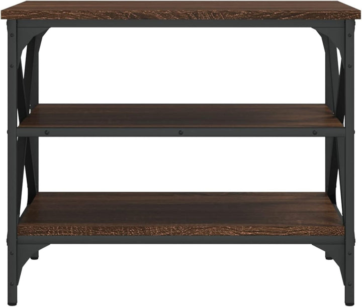 Tidyard TV Schrank Lowboard Fernsehschrank Sideboard Fernsehtisch HiFi-Schrank TV Möbel Braun Eichen