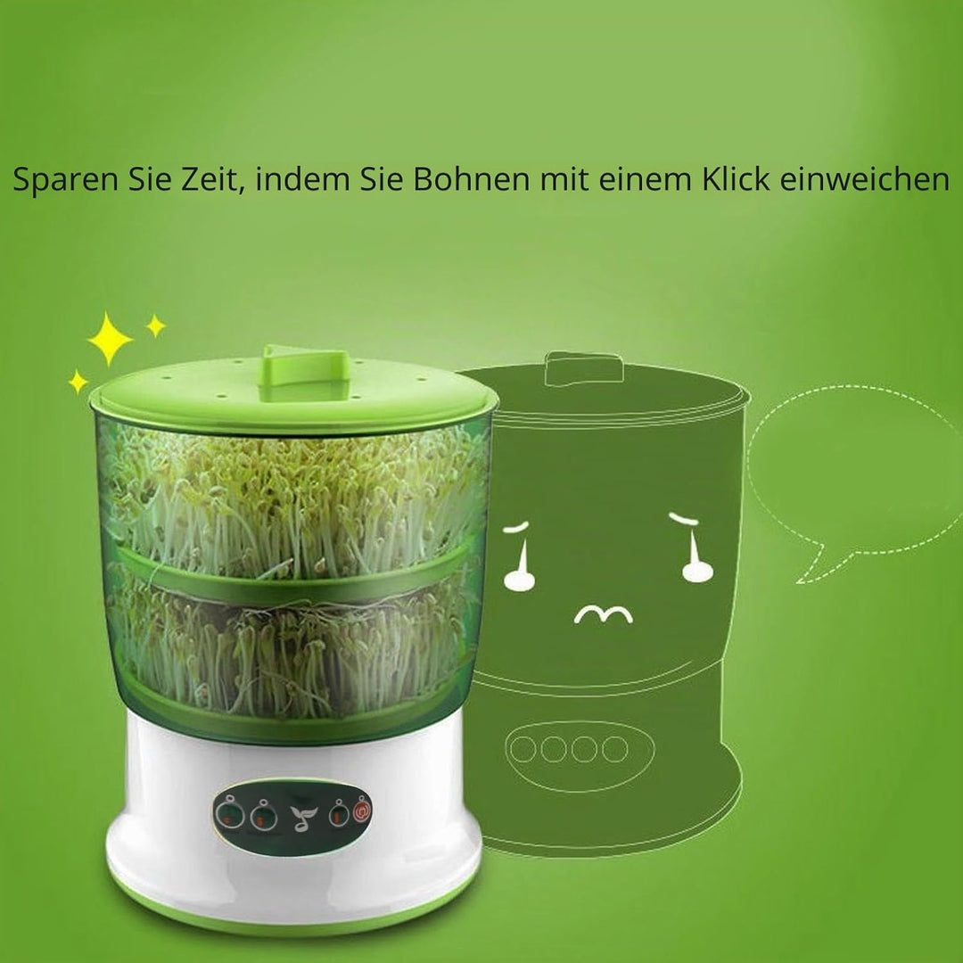 Zerodis Sojasprossen-Maschine, 8 W Automatische Sojasprossen-Keimmaschine für die Herstellung von Jo