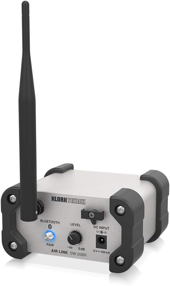 Klark Teknik AIR LINK DW 20BR Bluetooth Wireless Stereo Receiver für High-Performance Stereo Audio B