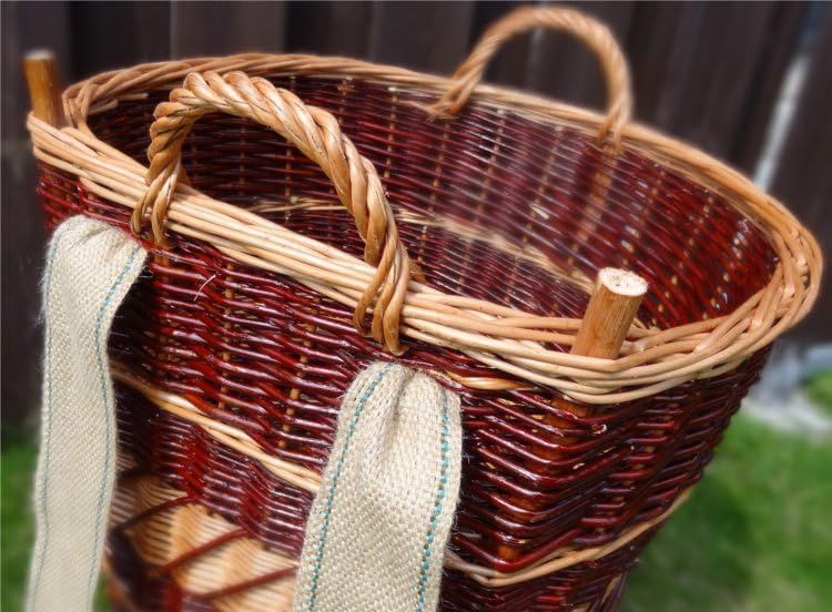 Kiepe 3 Grossvarianten WIKLER Tragekorb Huckelkorb Rückentragekorb Weide Weidenkiepe Geflochten Holz