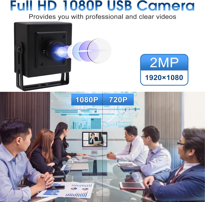 ELP 180 Grad Fisheye Objektiv Weitwinkel 1080P Mini Box Webcam USBFHD01M-BL180 USB Videokamera mit F