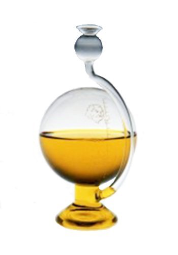 Goethebarometer antiker Stil rundes Barometer Wetterstation zum aufstellen klares Glas dekorativ Wet