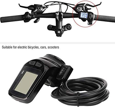 VGEBY Elektrofahrrad Controller Kit, 36V 350W E-Bike Controller mit LCD Display Kit Wasserdichtes bü