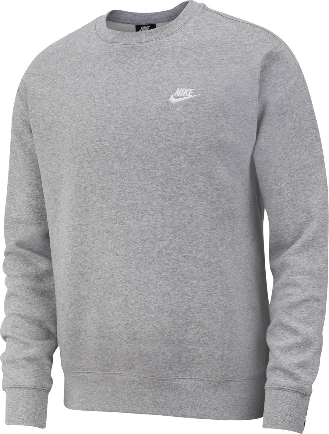 Nike Herren M NSW Club CRW BB Langarm Sweatshirt XS Grau (Dk Grey Heather), XS Grau (Dk Grey Heather