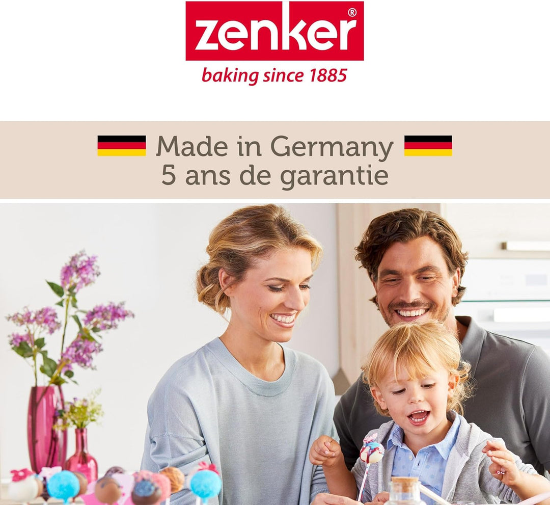 Zenker 9916650 2er Set Kuchenformen 20 cm und 16 cm, Kuchenform, rechteckige Kuchenform, rechteckig,