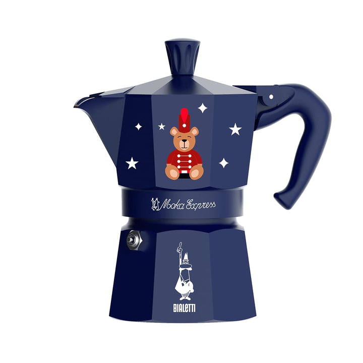Bialetti Moka Express Blu Magico Ricordo 1 Tasse, 3 Tassen (3 Tassen) 3 Tazze, 3 Tazze