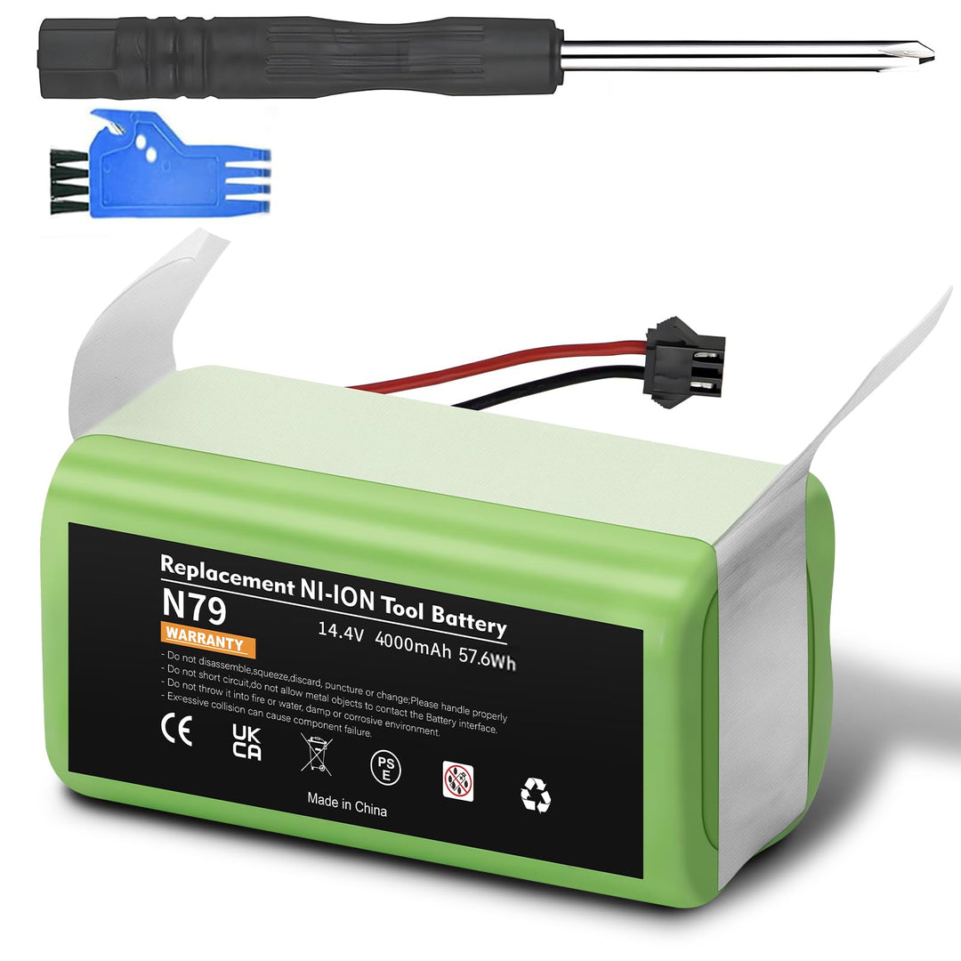 14.4V 4000mAh Ersatzakku für Eufy RoboVac G10 G20 G30 G35 G40 Hybrid, für RoboVac 11 11S 11S MAX 12