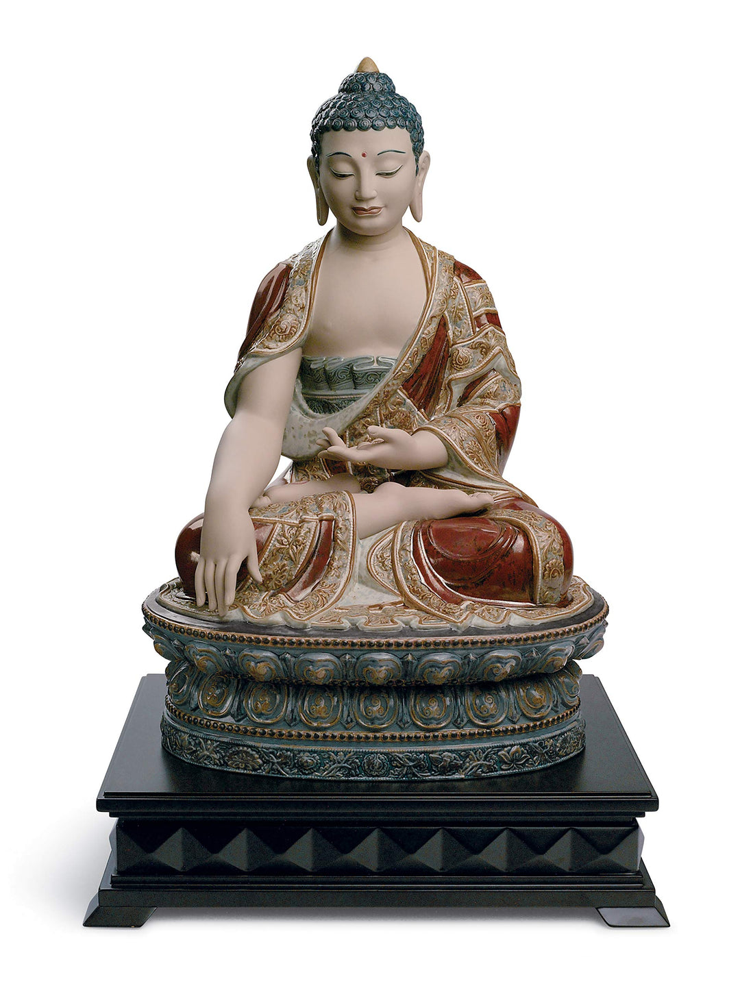 LLADRÓ Figur Shakyamuni-Buddha. Irden. Limitierte Auflage. Buddha. Porzellan.