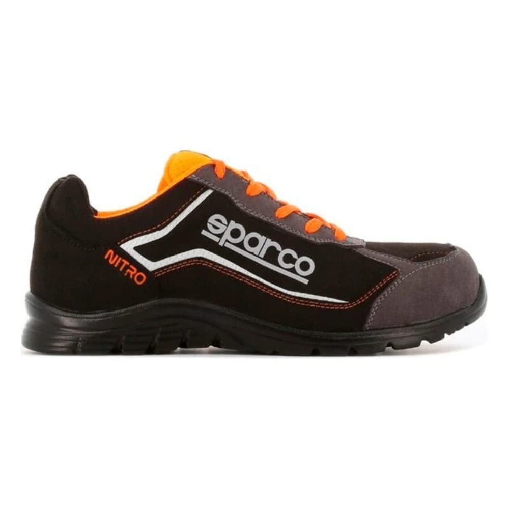 SPARCO Sicherheitshalbschuh Nitro Black Orange S3 SRC Grösse 45 45 EU, 45 EU