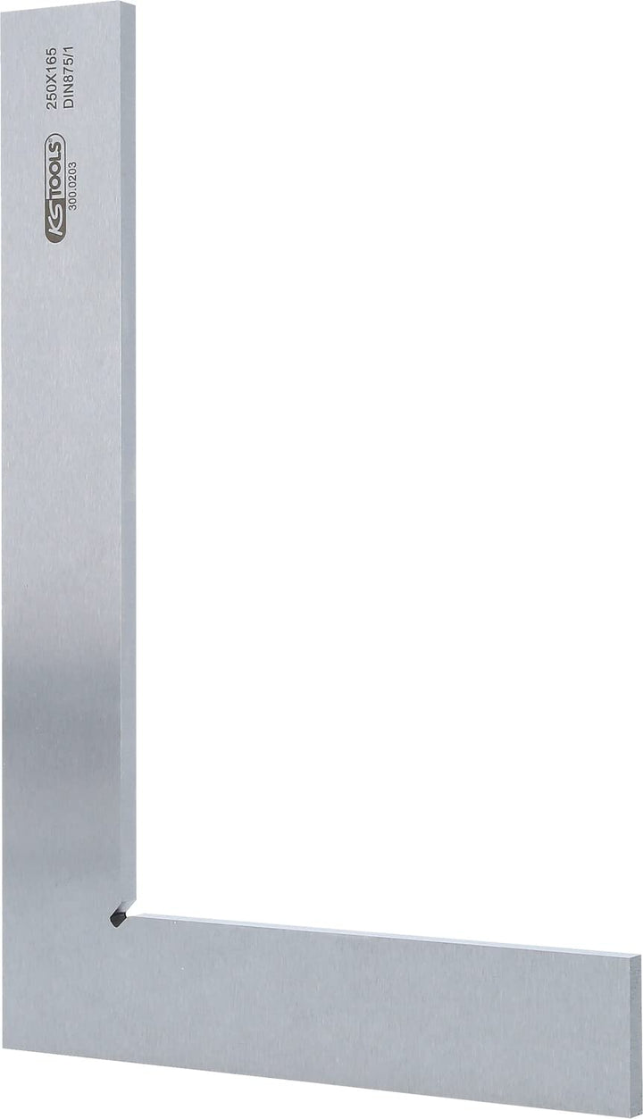 KS Tools 300.0203 Flachwinkel nach DIN 875/1, 250mm, Farbig, 250 mm, 250 mm