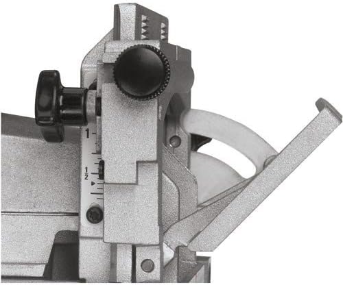 Dewalt 600 Watt Lamellendübelfräse DW682K (zum Erstellen von Flachdübelverbindungen in Holz u. Holzw