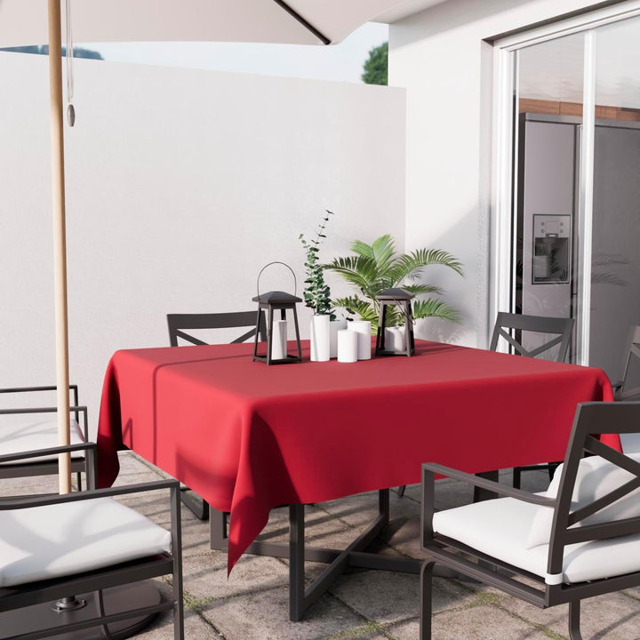 Soleil d'ocre Tischdecke mit Fleckschutz quadratisch 180x180 cm ALIX rot Rot 180 x 180 cm (Quadratis