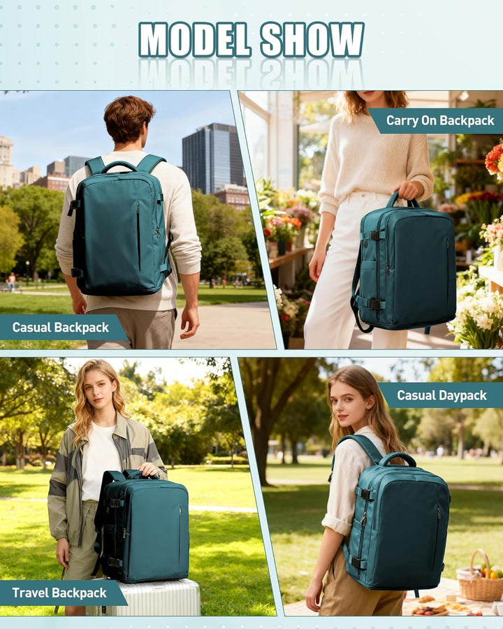 SZLX Rucksack 40x30x20 Wizz air Handgepäck Rucksack für Ryanair Vakuum Reiserucksack Flugzeug Easyje