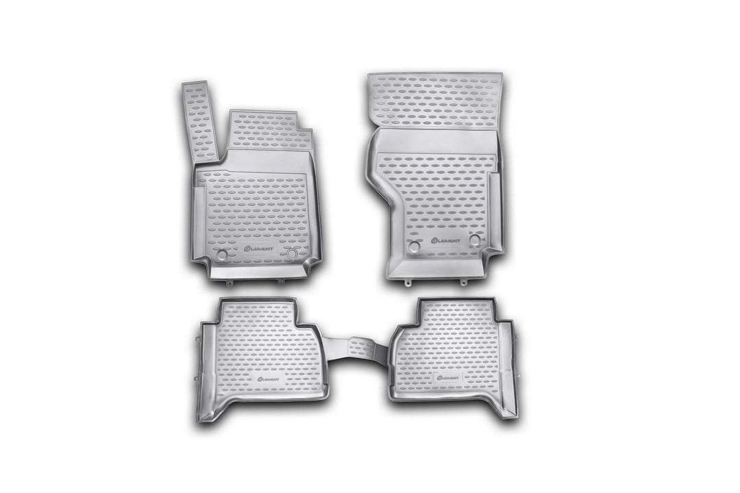 Element Passgenaue Premium 3D Gummimatten Fussmatten passend für Volkswagen Amarok, 2010-2024, 4 TLG