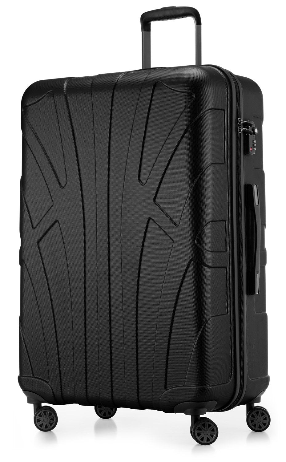 suitline grosser Hartschalen-Koffer Koffer Trolley Rollkoffer XL Reisekoffer, TSA, 76 cm, ca. 96-110