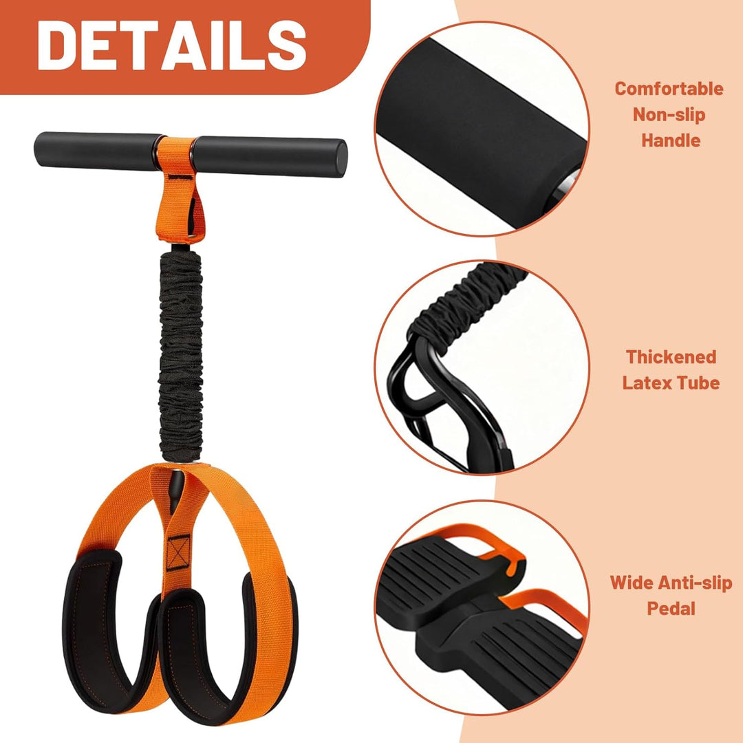 bauchtrainer, widerstandsbänder Pedale Fitness gerät für zuhause & multifunktionales Resistance Band