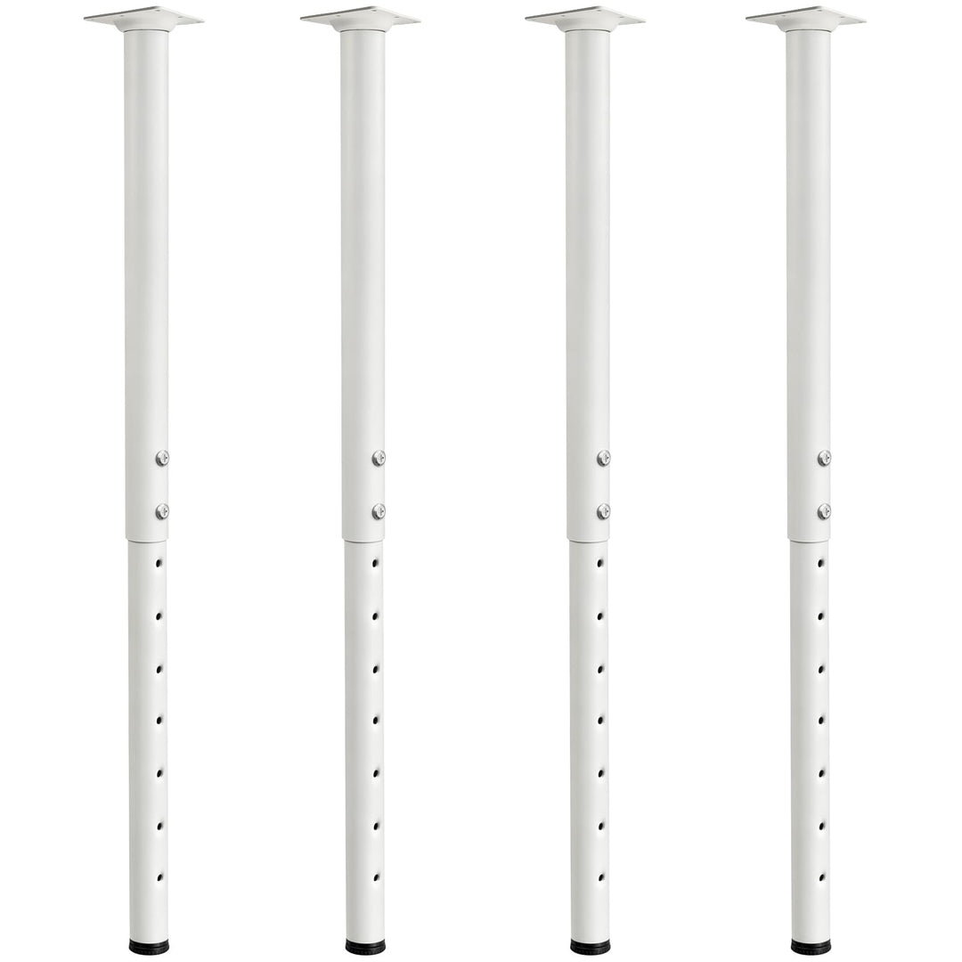 Jahof Tischbeine Metall Höhenverstellbar 55-90 cm für Tischplatte, Möbelfüsse Verstellbar für DIY Mö