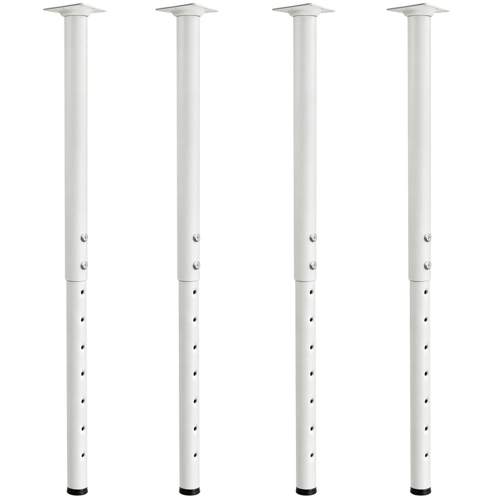 Jahof Tischbeine Metall Höhenverstellbar 55-90 cm für Tischplatte, Möbelfüsse Verstellbar für DIY Mö