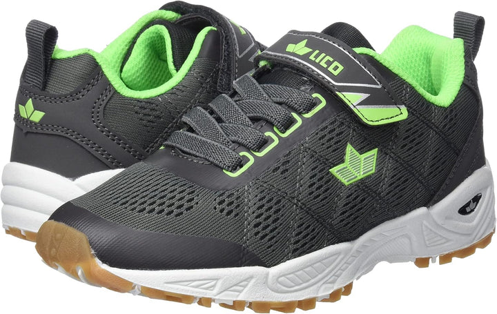 Lico Unisex Kinder Jackie Vs Sneaker, 27 EU Grau Lemon