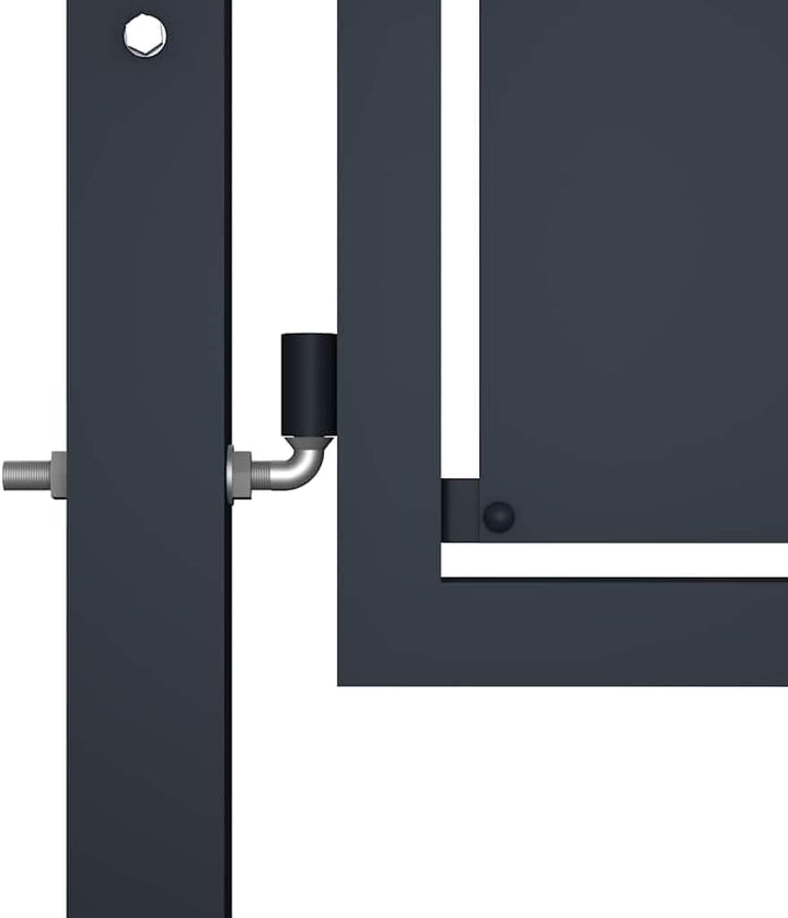 vidaXL Gartentor Gartentür Hoftor Hoftür Gartenpforte Zauntor Zauntür Einzeltor Tor Garten Zaun Pfor