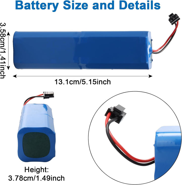 6400mAh Ersatzakku, Kompatibel mit Eufy RoboVac X8, RoboVac X8 T226X, RoboVac X8 Pro, RoboVac X8 Pro