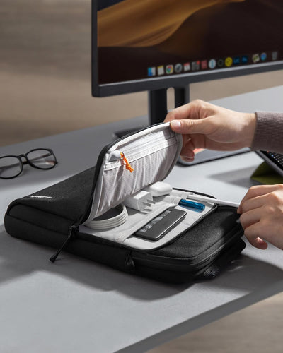 tomtoc Tasche für 12,9 Zoll iPad Pro (3., 4. und 5. Generation) 2018-2021, Rundumschutz, Robust, Was