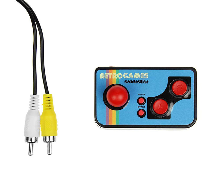 Monsterzeug Mini Spielekonsole, Retro Spiele, kultige Arcade Videospiele für TV, 200 Minispiele, 8 B