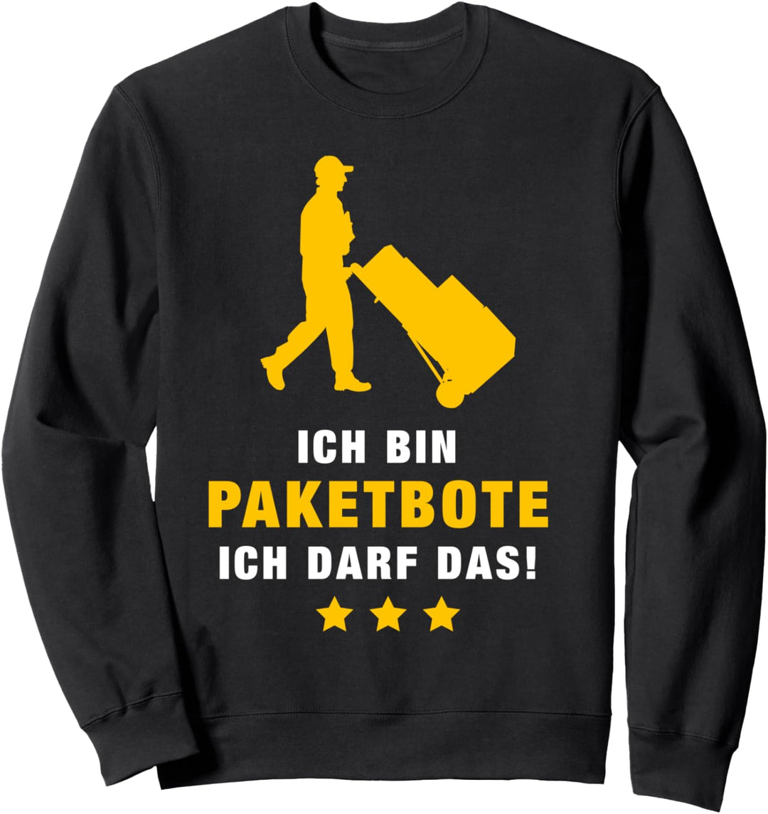 Paketbote Postbote Zusteller Briefträger Outfit Sweatshirt