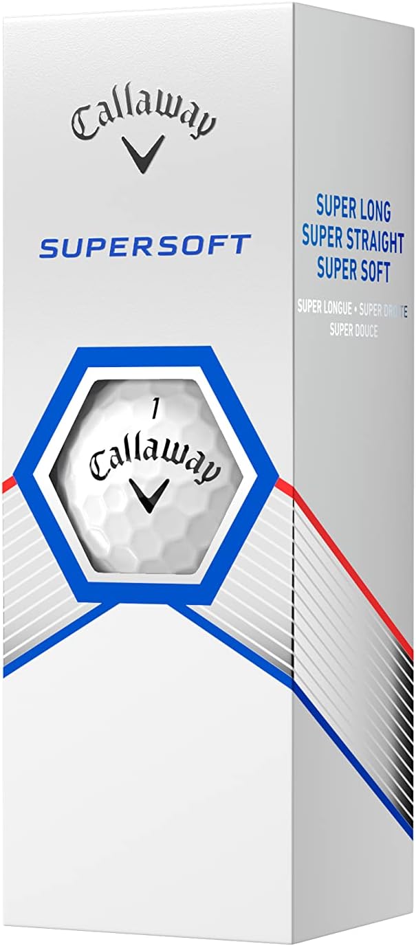 Callaway Supersoft Golfbälle 2023 Weiss, Weiss