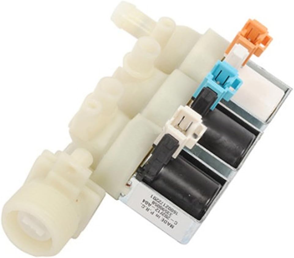 SPARES2GO Dreifach-Magnetventil für Indesit-Waschmaschine (3-Wege)